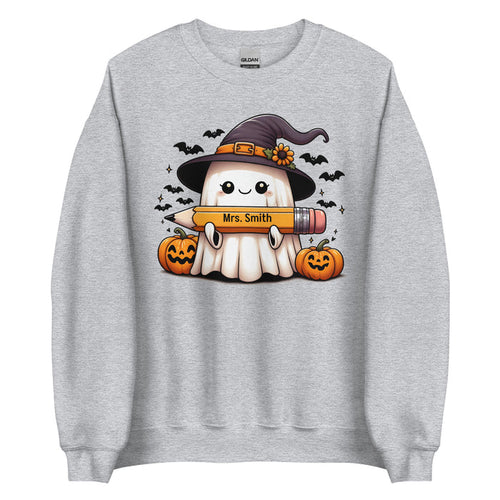 Personalized Halloween Ghost Sweatshirt