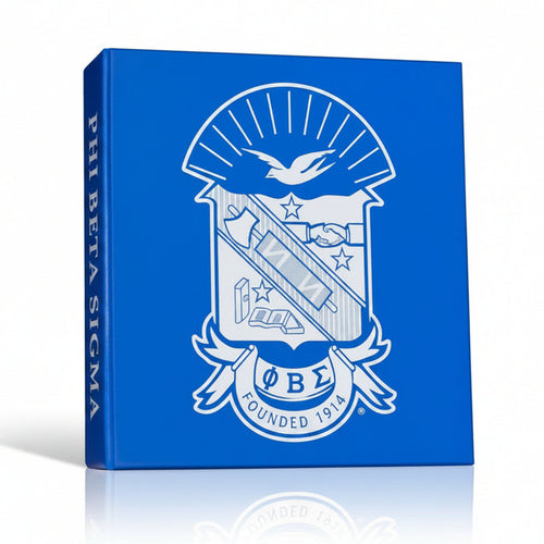 Phi Beta Sigma 3-Ring Binder
