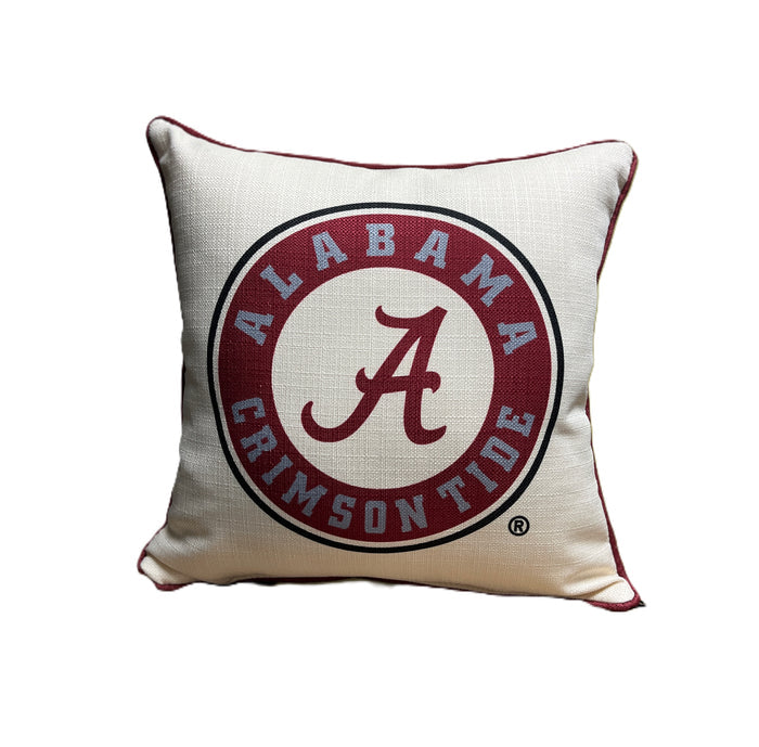 Pillow - Alabama Circle Logo - Findlay Rowe Designs