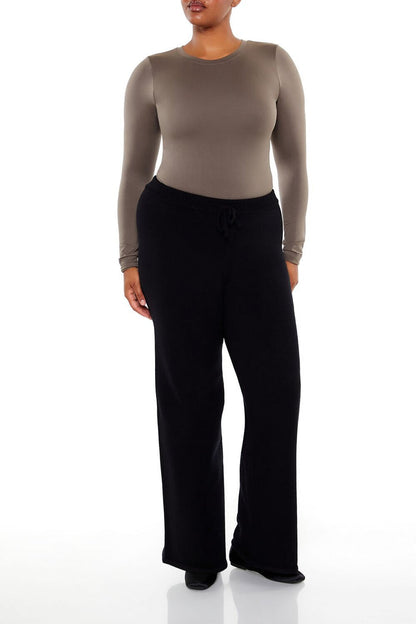 Plus Size Seamless Thong Bodysuit