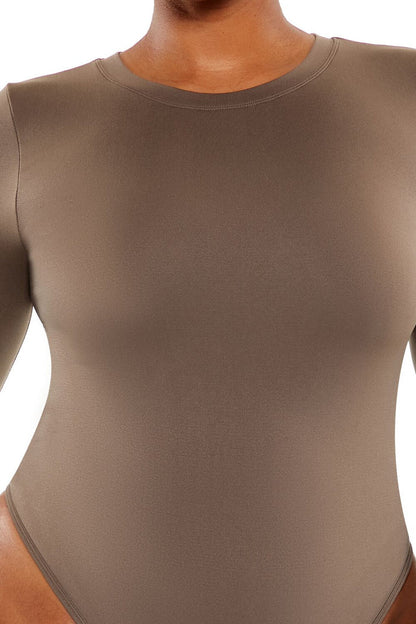 Plus Size Seamless Thong Bodysuit