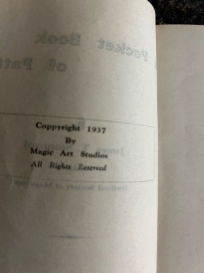 Pocket Book of Patter - Jimmy Stoppard