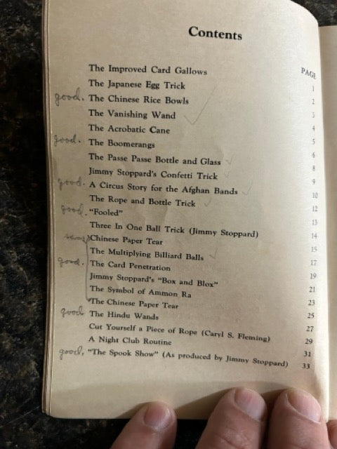 Pocket Book of Patter - Jimmy Stoppard