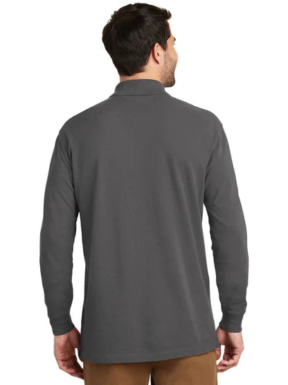 Port Authority EZCotton Long Sleeve Polo