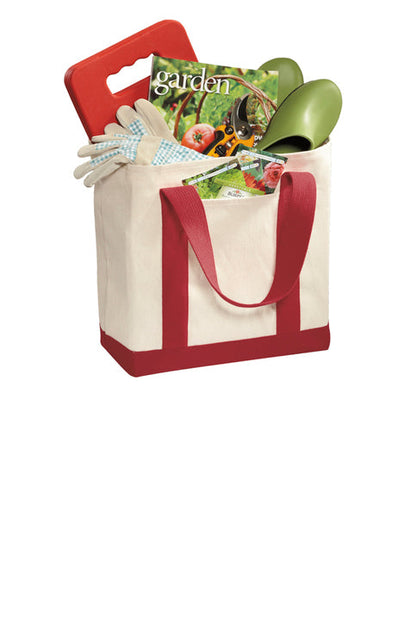 Port Authority Ideal Twill Two-Tone Shopping Tote