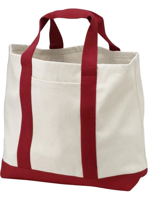 Port Authority Ideal Twill Two-Tone Shopping Tote