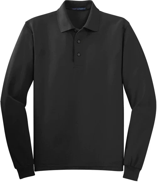 Port Authority Silk Touch Long Sleeve Polo
