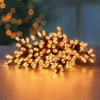 Premier Battery Operated Christmas Lights - Vintage Gold LED String Lights