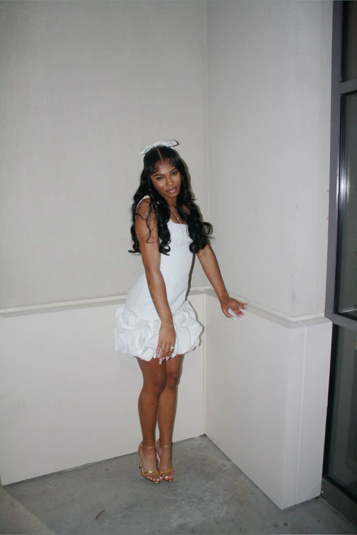 Princess Strap Square Neck Satin Bud Skirt Homecoming Dress
