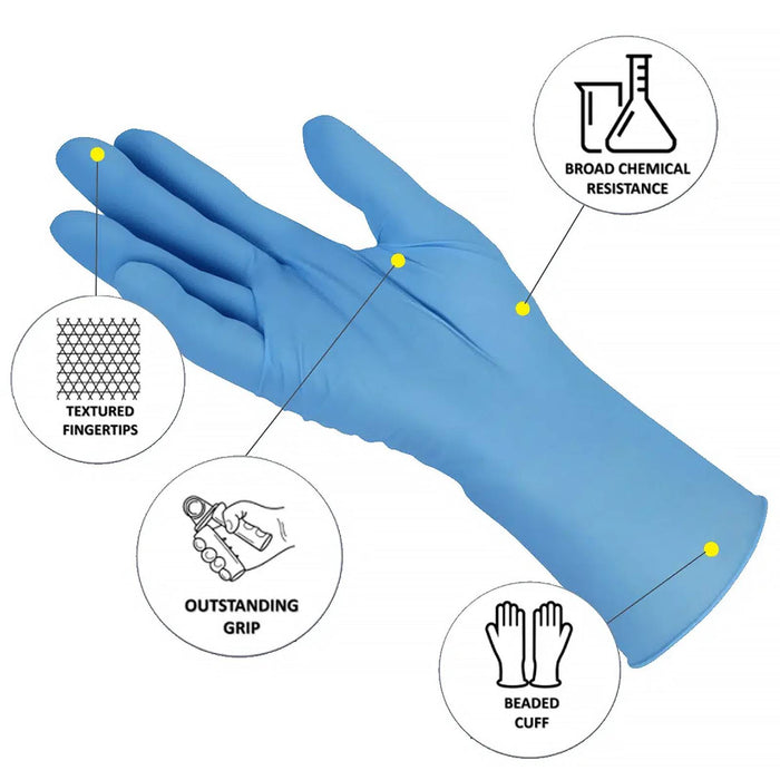 Proval Nitrile Blues PF Disposable Nitrile Glove