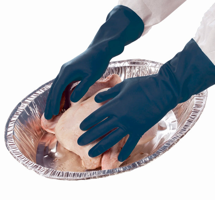 Proval Process Blues Lined Rubber Glove