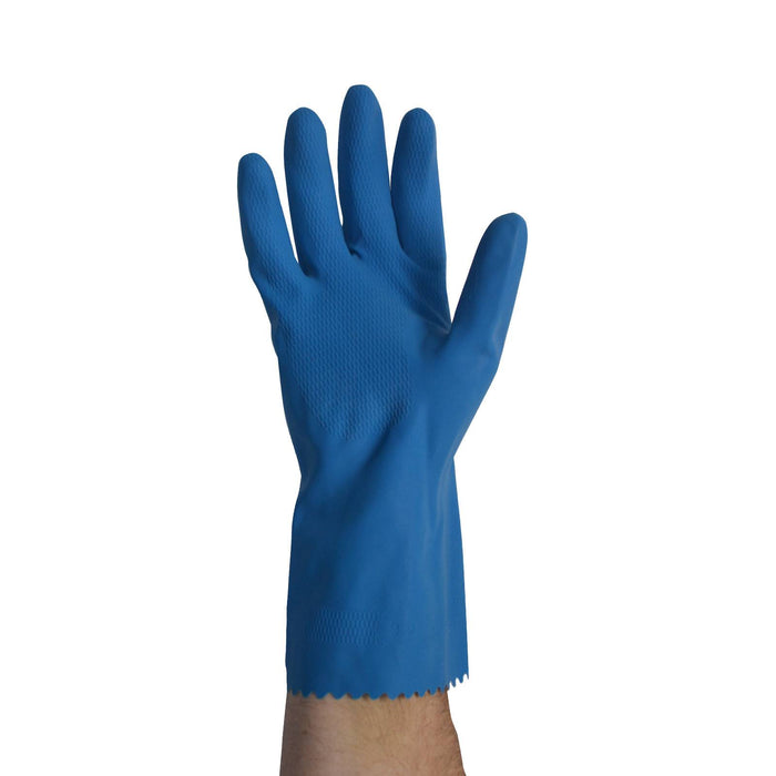 Proval Thrifty Blues Silver Lined Rubber Glove