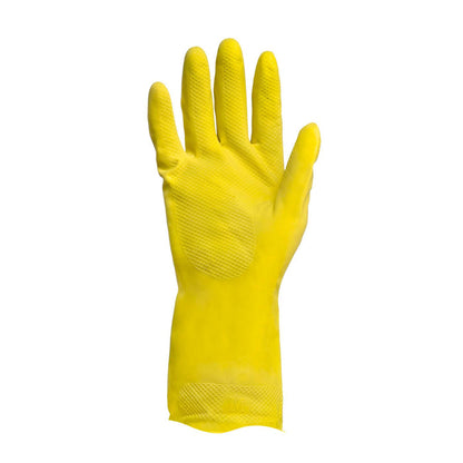 Proval Thrifty Yellows Flock Lined Rubber Glove