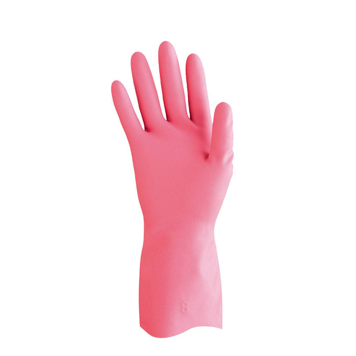 Proval Tuff Pinks Silverlined Rubber Glove