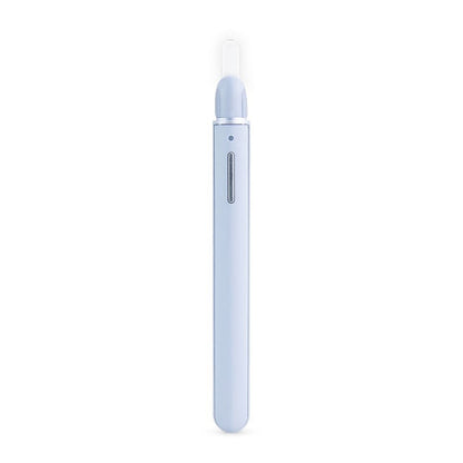 Puffco Hot Knife in light haze blue, featuring a heated ceramic tip and side button for precise loading of concentrates.
