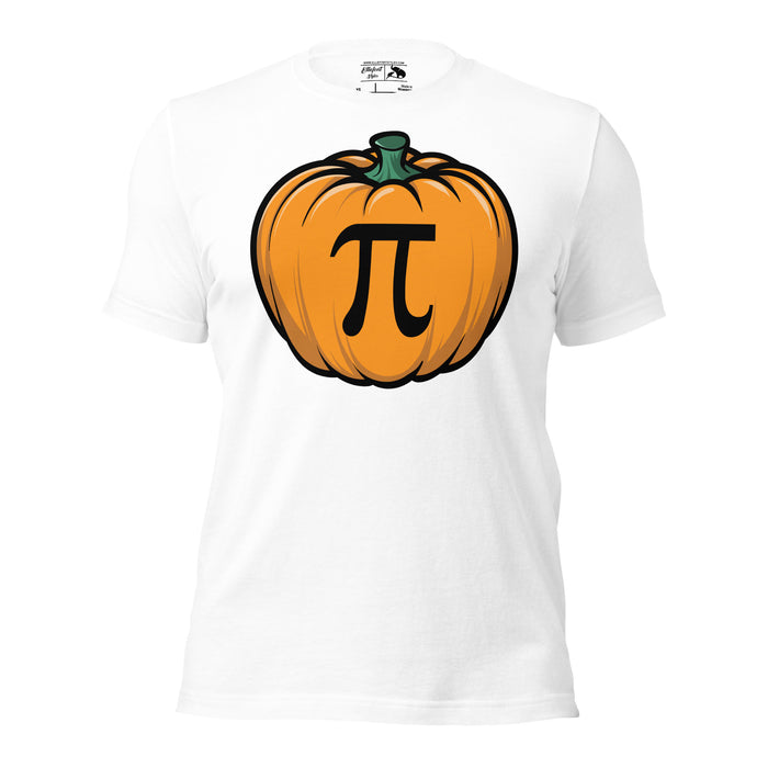 Math teacher Pi Day shirt with pumpkin pun graphic