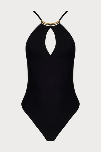 Pure Elegance Black Sexy Swimsuit