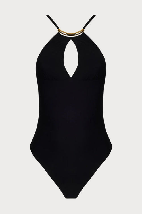 Pure Elegance Black Sexy Swimsuit