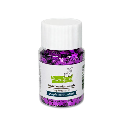 purple stars confetti