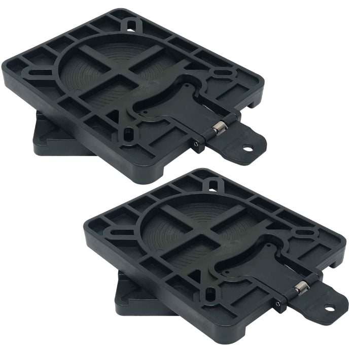 Quick-Release Seat Swivel, 2-Piece Removable, ABS Plastic, 2-Pack - FO3891-M2 - Five Oceans