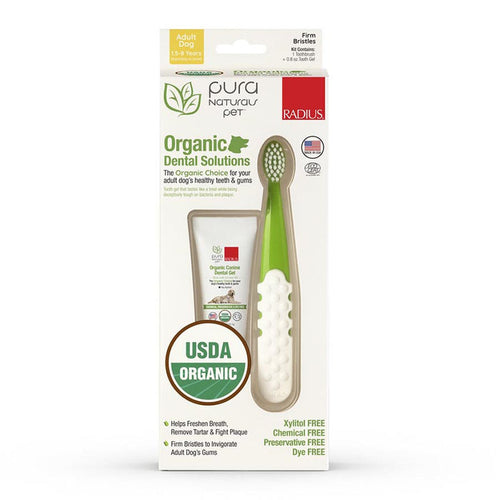 radius adult canine organic dental solutions kit