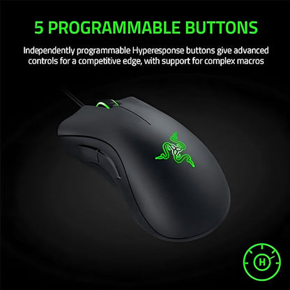 Razer DeathAdder  Essential Wired Gaming Mouse - Black