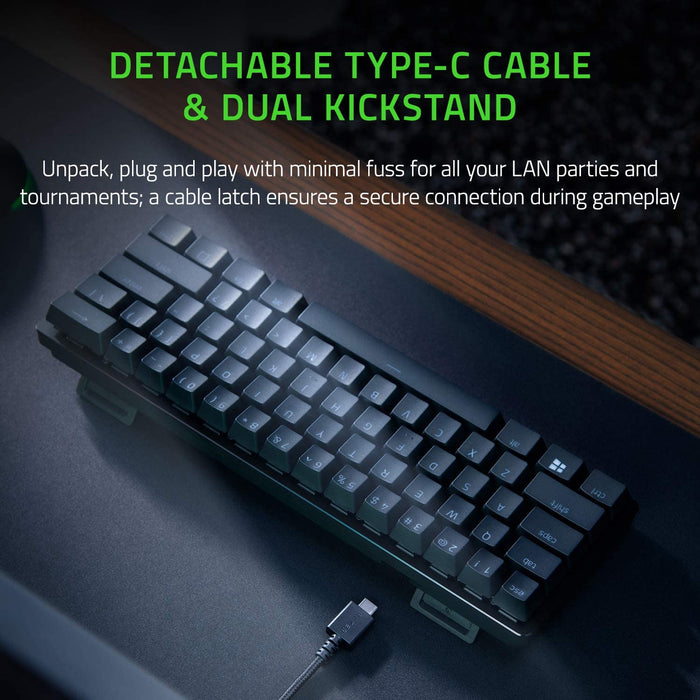 Razer Huntsman Mini 60% Gaming Keyboard - Fast Keyboard Switches - Linear Optical Switches