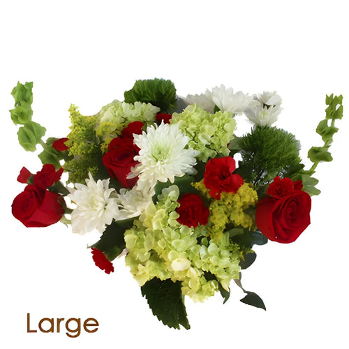 Red Sass Wedding Flower Centerpiece