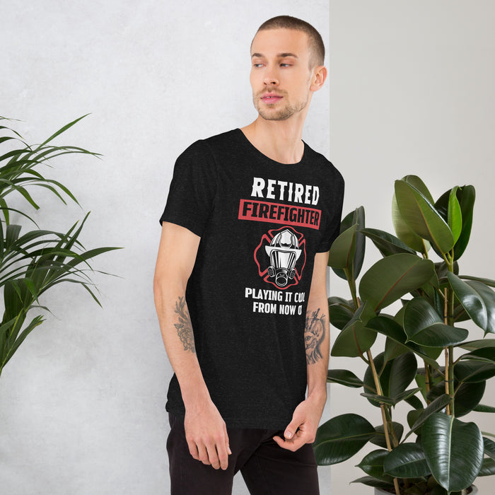 Retired hero funny firefighter shirt gift idea
