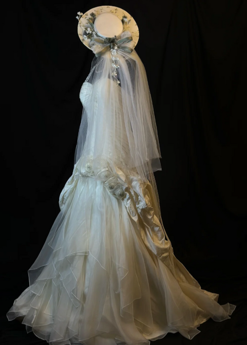Retro Straps Sheath Long Weddng Dresses Tulle White Bridal Gowns Sleeveless Bridal Dresses