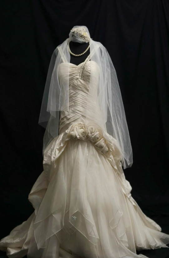 Retro Straps Sheath Long Weddng Dresses Tulle White Bridal Gowns Sleeveless Bridal Dresses