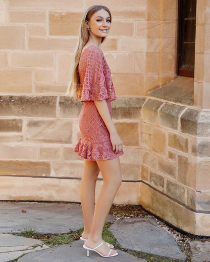 Rey Dress - Mauve - JAUS