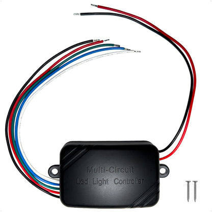 RGBW Multi-Circuit LED Light Controller, 10-30VDC – FO4887 - Five Oceans