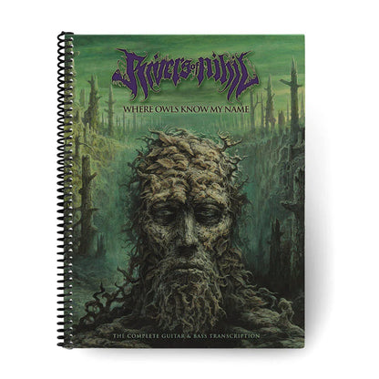 Rivers of Nihil "Where Owls Know My Name Tab Book" Paperback Book