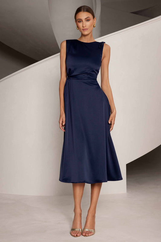Ronan Dress - Midnight Blue - SHOPJAUS - JAUS