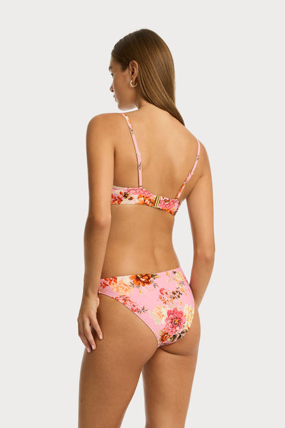 Rosewood Cheeky Bikini Bottom in Pink