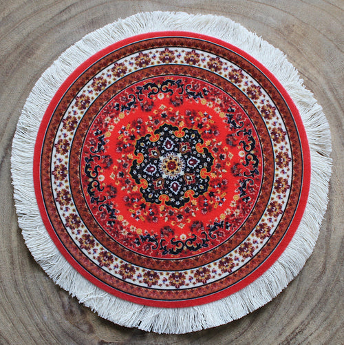 Rug Mouse Pad Traditional Round 01