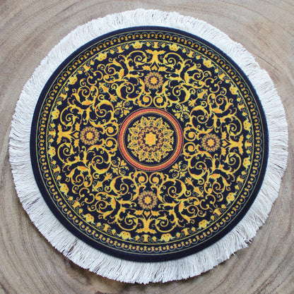 Rug Mouse Pad Traditional Round 02
