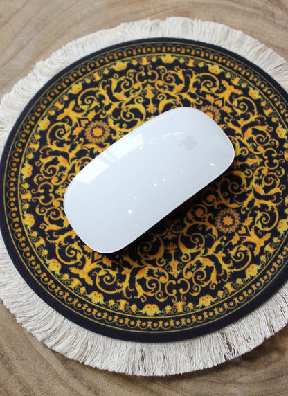 Rug Mouse Pad Traditional Round 02