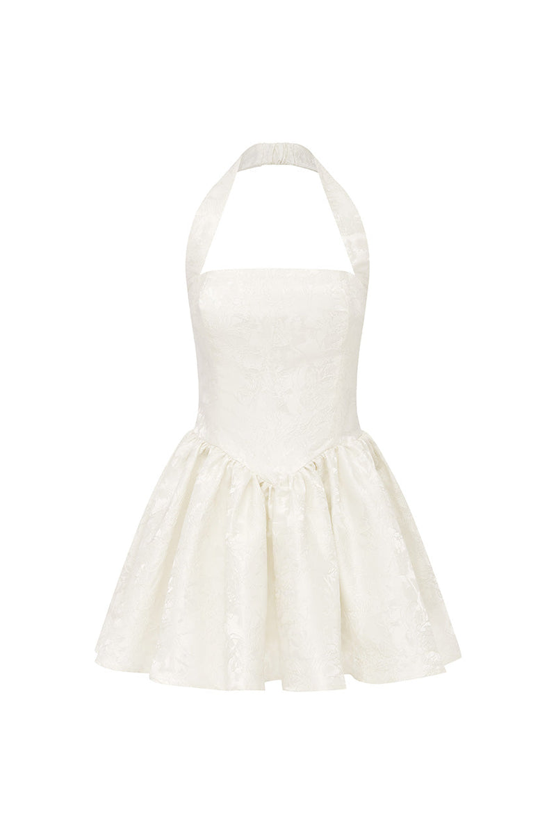 Sabina Mini Dress - Ivory - SHOPJAUS - JAUS
