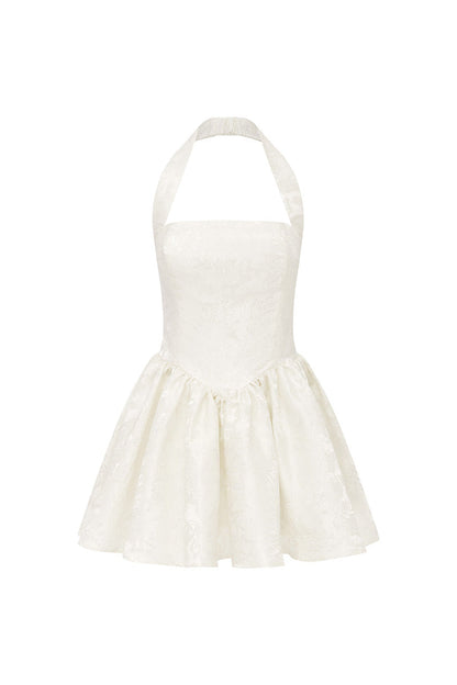 Sabina Mini Dress - Ivory - SHOPJAUS - JAUS