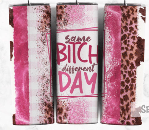 Same Bitch Different Day Stainless steel tumbler