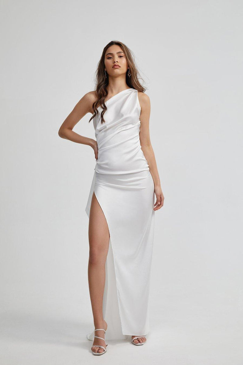 Samira Dress - White - JAUS