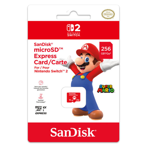 SanDisk microSD Express Card 256GB for Nintendo Switch 2