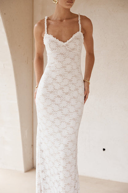 Sarta Maxi Dress - White - SHOPJAUS - JAUS