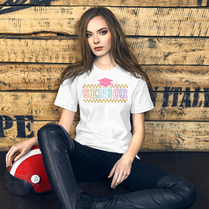 High school Senior Class of 2026 retro shirt vintage style