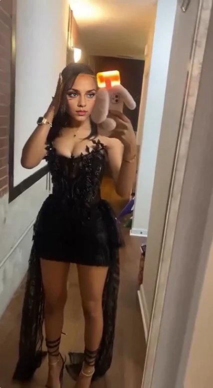 Sexy Black Tube Top Herringbone Beaded 19th Birthday Homecoming Dress