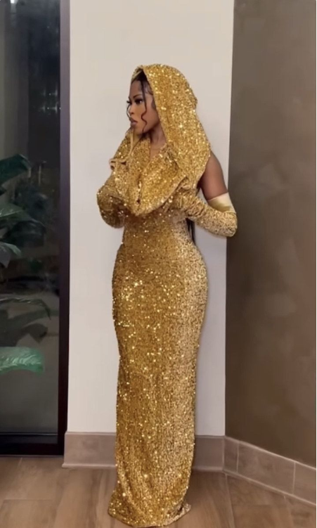 Sexy Mermaid Halter Red Sequin Long Prom Dress With Gloves