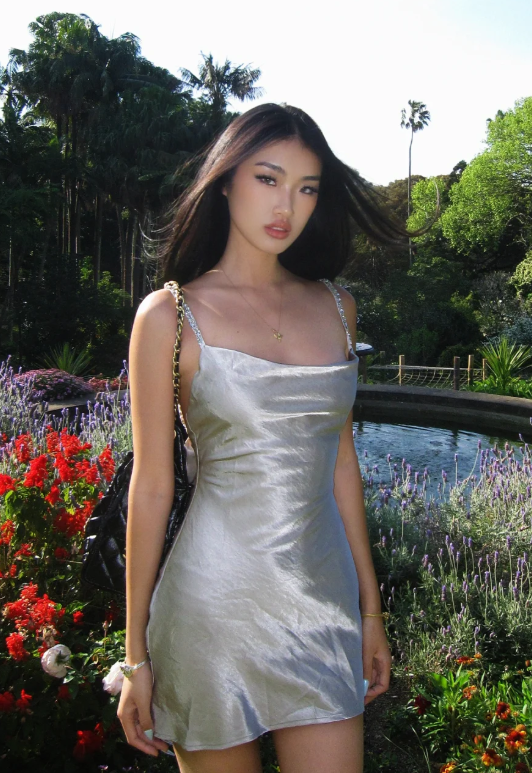 Sexy Spaghetti Strap Sheath Grey Short Formal Dresses Satin Grey Party Dresses Backless Homecoming Dresses