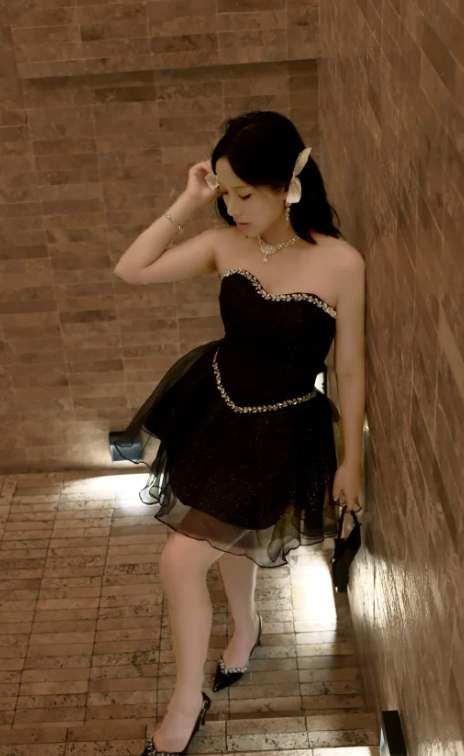 Sexy Strapless A-Line Birthday Dresses, Black Homecoming Dresses